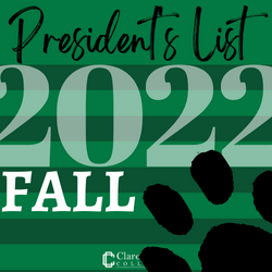 Fall of 2022 President's List